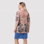 Кардиган, трикотаж, розовый