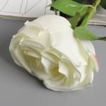 Цветы искусственные "Роза Вивальди" d-7 50 см, белый