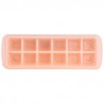 Форма для льда пластмассовая (мармелада) "Кубик - 12 штук" 25,4х9 см h3,7 см, цвета в ассортименте: сиреневый, розовый, голубой, в п/эт пакете (Китай)