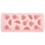 Форма для льда пластмассовая (мармелада) "Фрукты - 14 штук" 25х11 см h3 см, цвета в ассортименте: белый, светло-розовый, салатовый, фуксия, в п/эт пакете (Китай)
