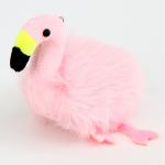 Мягкая игрушка "Фламинго" на брелоке, 10 см, цвет розовый