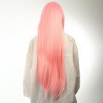 Карнавальный парик «Аниме»  цвет розовый, длинный