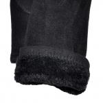 Перчатки женские, трикотажные, с мехом (черный) (art. PGT7881B)