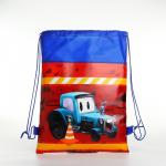Рюкзак детский "Трактор", синий  41*30*0,5см