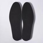 Стельки для обуви, универсальные, влаговпитывающие, р-р RU до 46 (р-р Пр-ля до 46), 29 см, пара, цвет чёрный