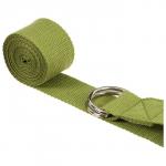 Ремень для йоги Sangh, 180*4 см, цвет зелёный