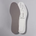 Стельки для обуви, универсальные, с массажным эффектом, р-р RU до 44 (р-р Пр-ля до 46), 28 см, пара, цвет серый
