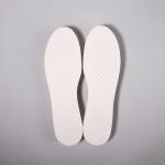 Стельки для обуви, универсальные, двухслойные, дышащие, р-р RU до 47 (р-р Пр-ля до 47), 29,5 см, пара, цвет белый
