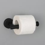 Держатель для туалетной бумаги Штольц Stolz, 16,2*2,5*9,5 см, нержавеющая сталь, цвет чёрный