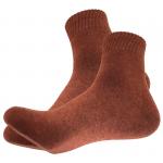 Яркие и цветные | Махровые носки "Уютная зима", р-р 38-42 (терракотовый)