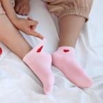 Яркие и цветные | Носки розовые с сердечком, р-р 35-38 (розовый)