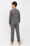 Пижама с брюками для мальчика 92180 Темно-серый