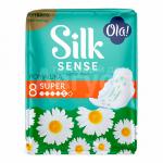Прокладки гигиенические Ola! Silk Sense ultra super ромашка, 8 шт