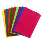 Бумага цветная формат а4 10 листов 10 цветов самоклеящаяся неон, плотность 70г/м3, 11мкр Calligrata