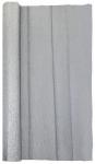Бумага серебрянная, крепированная  металлизированная, 50х250 см, 32 г/м2,  Каляка-Маляка