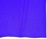 Бумага синяя , крепированная 50х250 см, 32 г/м2,  Каляка-Маляка