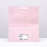Пакет ламинированный «Розовый», ML 23 * 27 * 11.5 см