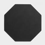 Салфетка кухонная «Тэм», 38*38 см, цвет чёрный, восьмиугольник