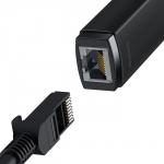 Адаптер Baseus Lite Series Ethernet Adapter, USB A- RJ45 (100Mbps), черный