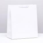 Пакет ламинированный «Белый», ML 23 * 27 * 11.5 см