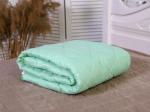 Одеяло "Бамбук" всесезон. микрофибра(зел) 105*140 лента, сумка (плотность300г/м2)