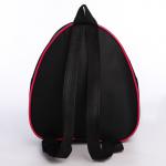 Рюкзак детский "Чирлидинг", 23*20,5 см, отдел на молнии, цвет черный