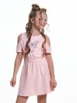 Платье (122-146 см) UD 4510-2(3) крем-розовый