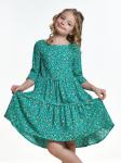 Платье (122-146 см) 22-7809-2(3) зеленый