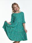 Платье (122-146 см) 22-7809-2(3) зеленый