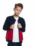 Бомбер (куртка) (122-146 см) UD 7718-1(3) синий/красный