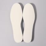Стельки для обуви, универсальные, фольгированные, 36-45р-р, 29,5 см, пара, цвет белый