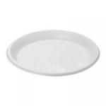 Тарелка одноразовая десертная Мистерия полистирол 170 мм белый 100  шт/упак