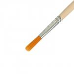 Кисть Синтетика Круглая № 5 (диаметр обоймы 5 мм; длина волоса 20 мм), деревянная ручка, Calligrata