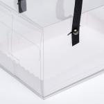 Коробка под рулет с ручками, белая 16,5 х 11 х 10 см