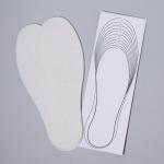Стельки для обуви «Мягкий след», универсальные, 36-46 р-р, 30 см, пара, цвет белый