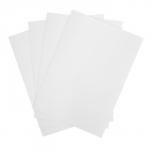 Картон белый А4 10 листов, Calligrata, 200 г/м2, немелованный, односторонний, в папке