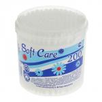 Ватные палочки Soft Care, 200 шт. в стакане