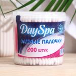 Ватные Day Spa палочки в стакане роз. 200 шт