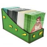 Green box с открытками с шоколадом