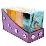 Purple box с открытками с шоколадом
