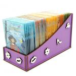 Purple box с открытками с шоколадом