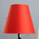 Лампа настольная Jack 1х15Вт Е14 черный/красный 18х18х32см RISALUX