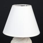 Лампа настольная керамика "Кадди" 1хE14 40Вт белый 18х18х27 см RISALUX