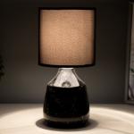 Настольная лампа "Антес" Е14 40Вт черный 15х15х32 см RISALUX