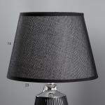 Настольная лампа "Бари" Е14 40Вт черный 22,5х22,5х35 см RISALUX