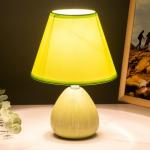 Настольная лампа "Эстель" Е27  40Вт зеленый 17х17х26 см RISALUX