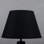 Настольная лампа 16785/1 E27 40Вт черный 22,5х22,5х38,5 см RISALUX