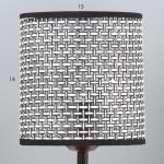 Настольная лампа "Тирел" Е27 40Вт черный 16х16х30 см RISALUX