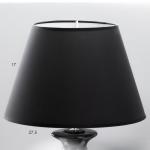 Настольная лампа "Версалия" Е27 40Вт чёрный 30х30х49 см RISALUX