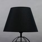 Настольная лампа 16784/1 E27 40Вт черный 18х18х40,5 см RISALUX